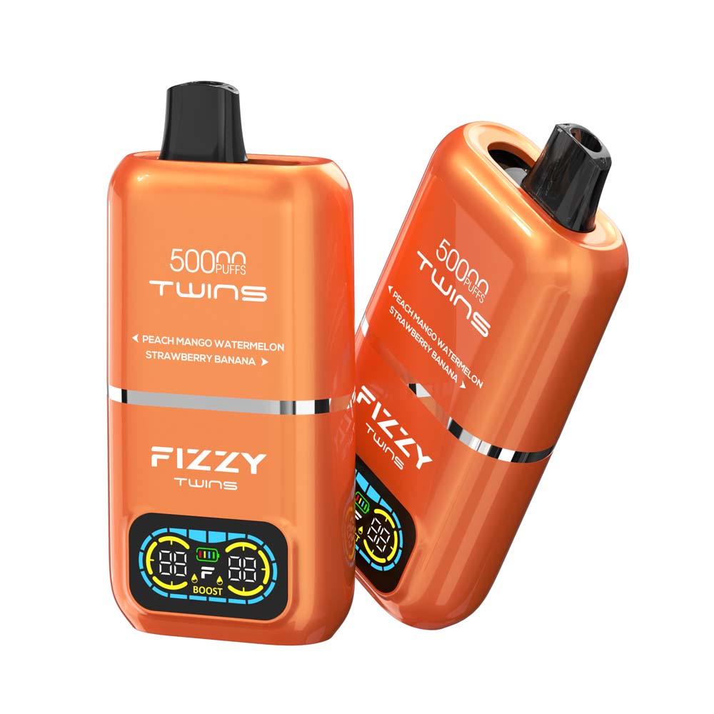 Fizzy Twins 50000 Puffs 50k Double Flavor Disposable Vape