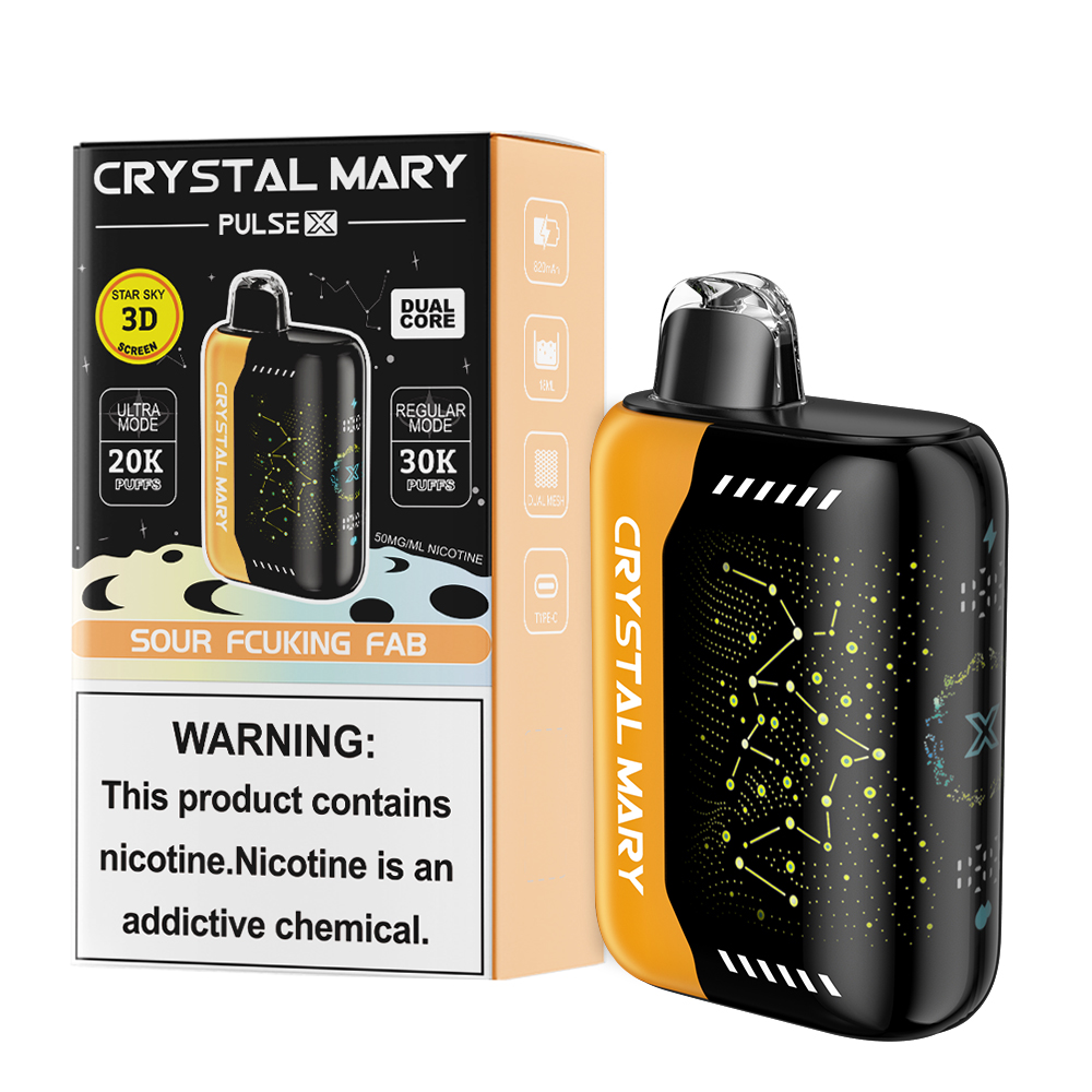 Crystal Mary Pulse X 30000 Puffs 30k Disposable Vape