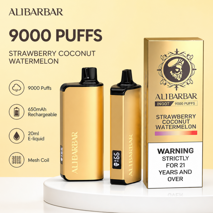 Alibarbar Ingot 9000 puffs