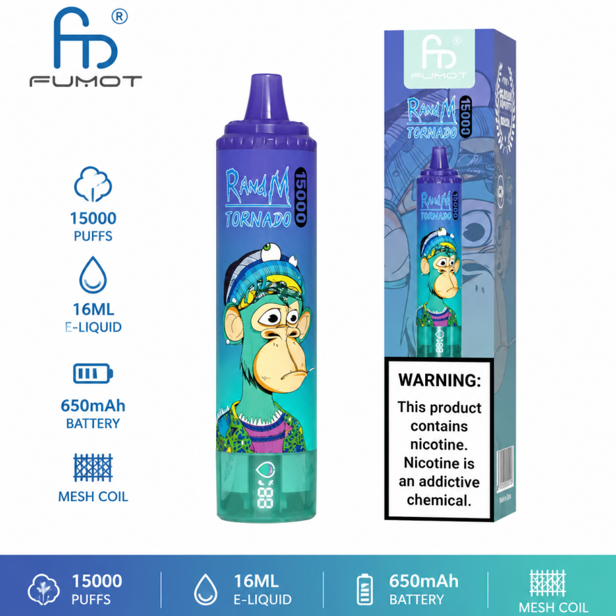 Fumot RandM Tornado 15000 Puffs